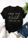 Know Your Worth Tee
