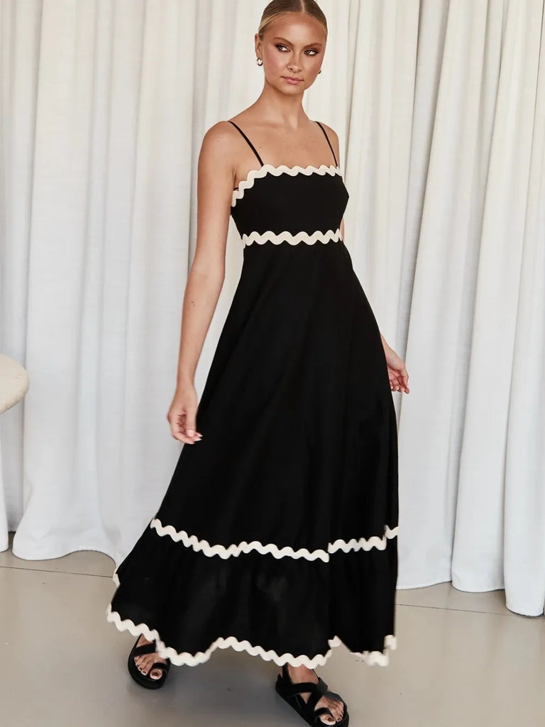 maxi dress spaghetti straps Spaghetti Strap Maxi Dress – Anna Kay & Co