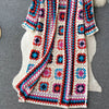 Vintage Floral Knit Cardigan