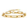 18K Gold Plated Stainless Steel Adjustable Chain Bracelet