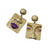 Retro Jewelry Brass Drop Earrings